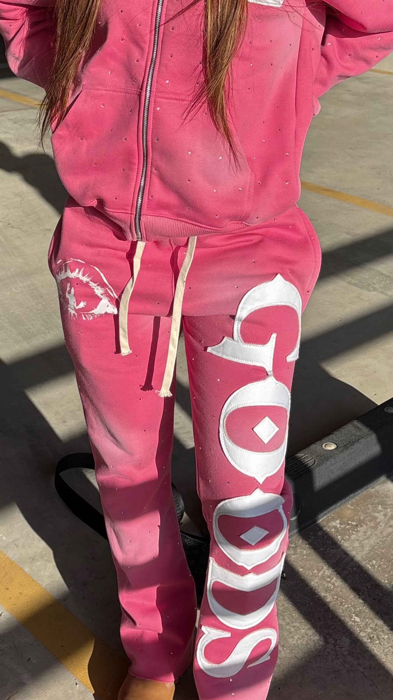 Pink Stone Sweatsuits