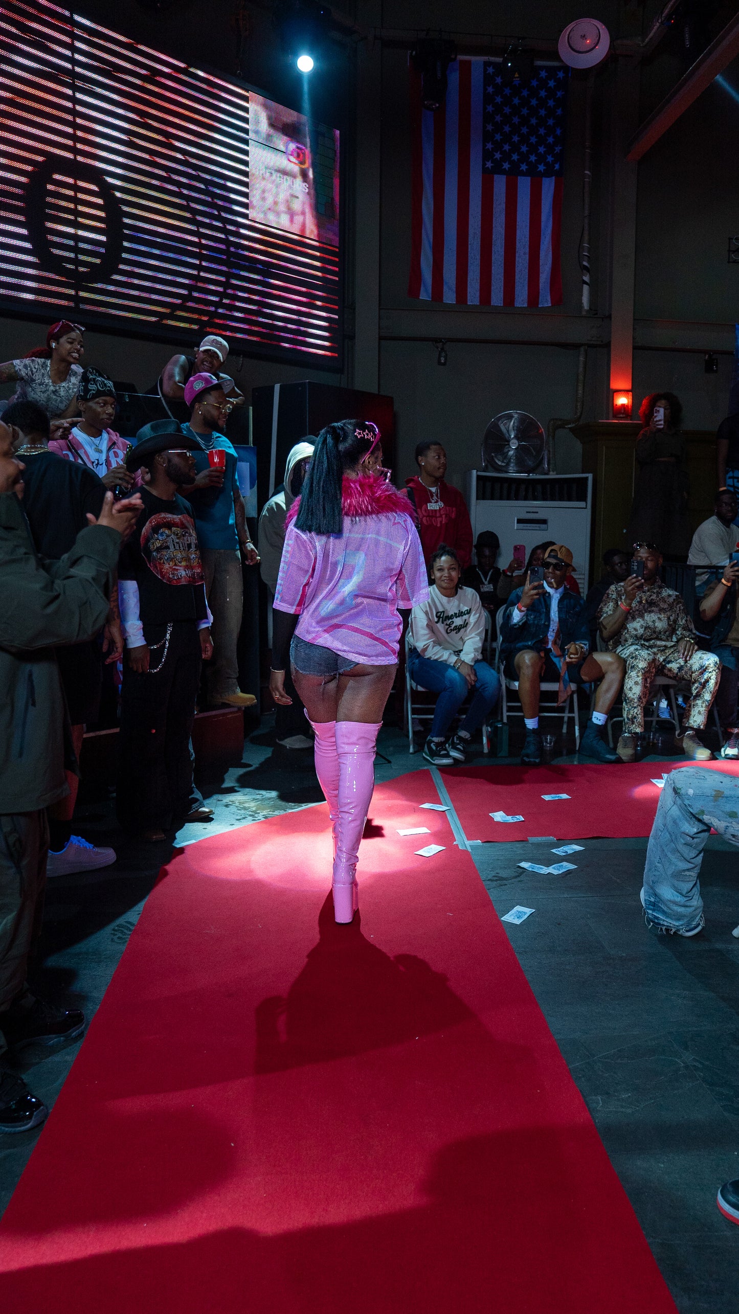 Pink Meshed Jersey