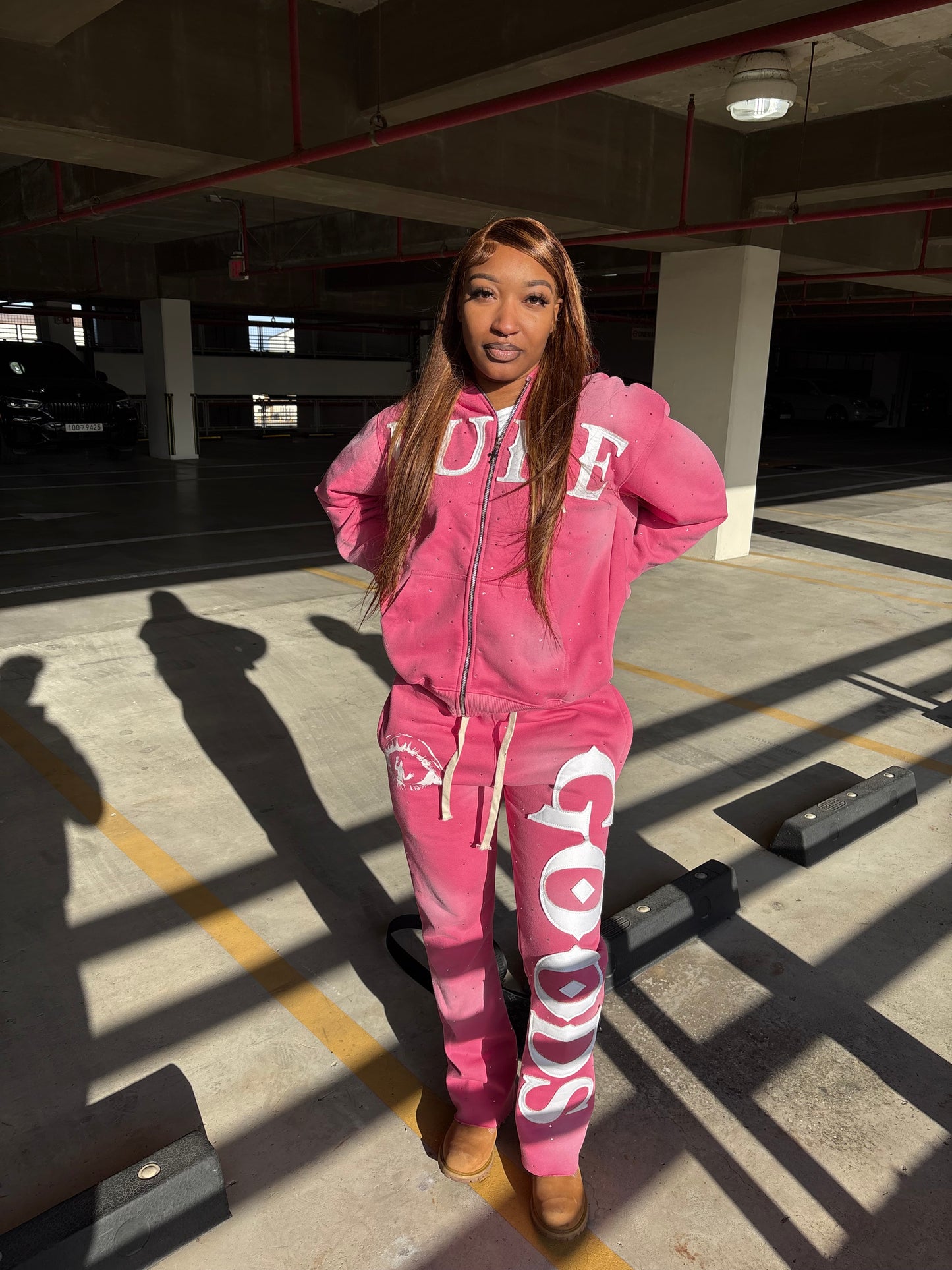 Pink Stone Sweatsuits
