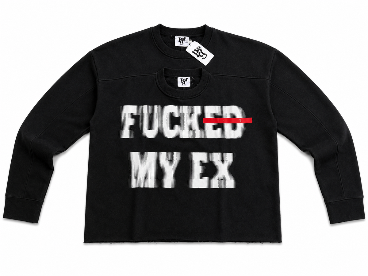 PUREGOODS — “EX FLIES” DOUBLE NECK CREW